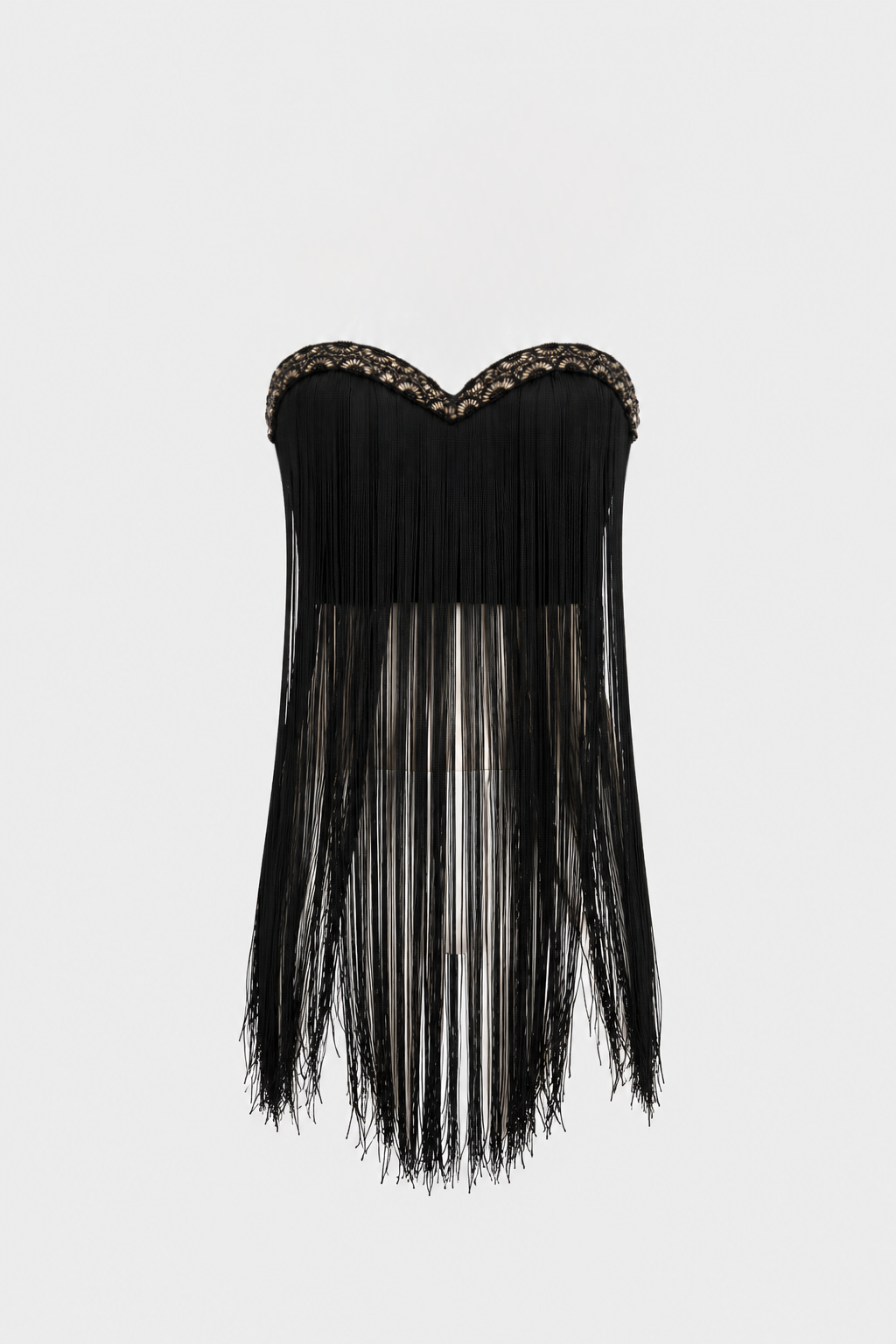 Raven Fringe Bustier